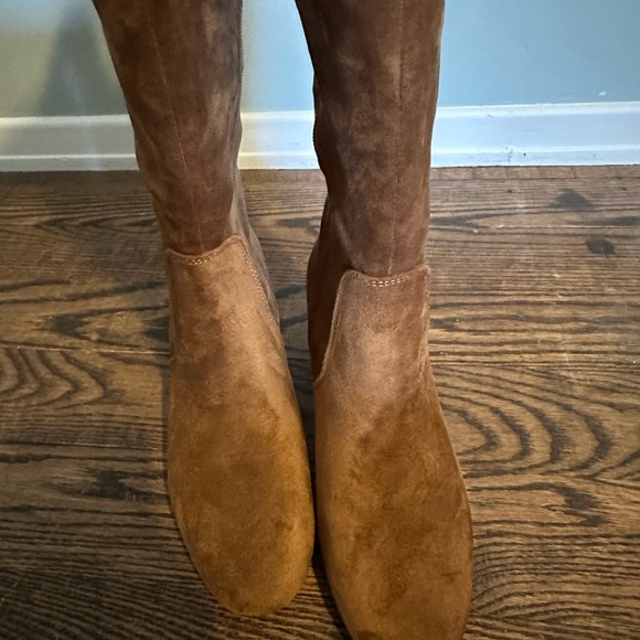 J. Crew Factory Brown Suede Knee-High Boots - Picture 9 of 11